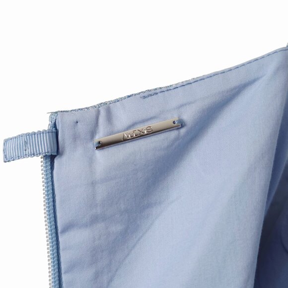 Alexis Camillo Romper Sky Blue Square Neck Cotton Linen Size M - Picture 4 of 11